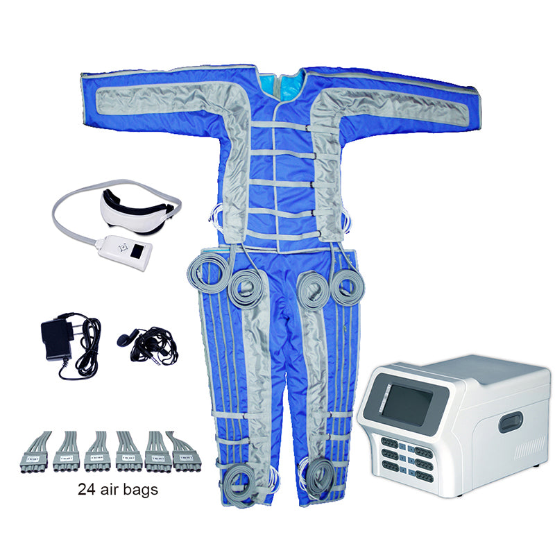 Professional EMS Lymphatic Drainage Air Pressure Massage Pressotherapy Machine - Infrared Slimming Equipment